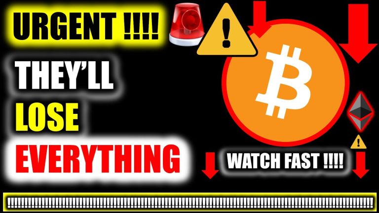 ⚠️ URGENT! ALERT FOR ALL BITCOIN & CRYPTO HOLDERS!⚠️BTC Price Analysis TA/ Cryptocurrency News Today