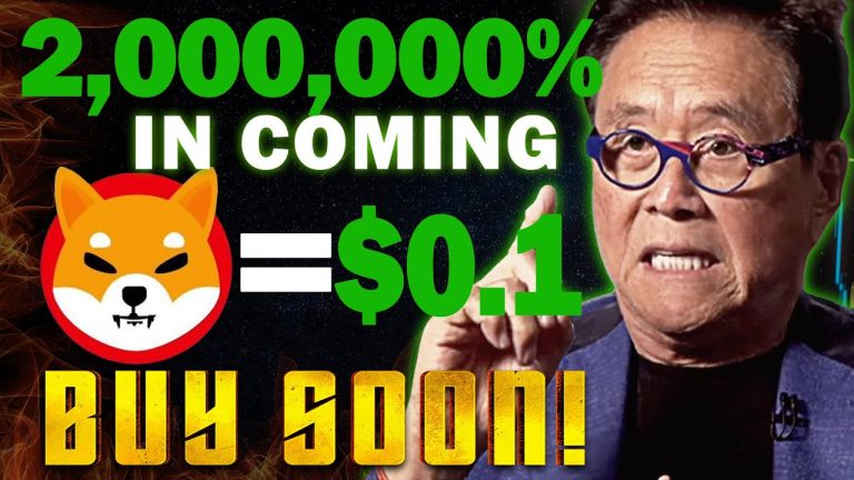 Robert Kiyosaki Revealed shiba inu coin will hit $0.1 Soon!!