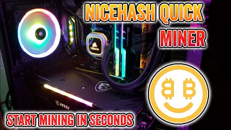 Nicehash Quick Miner – Beginners guide to mining Bitcoin