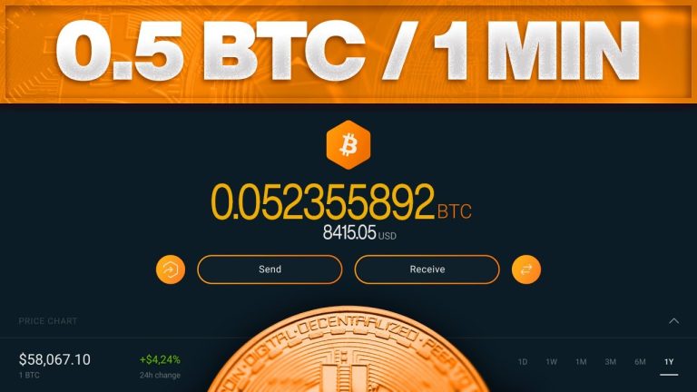 Mine BITCOIN With FREE BITCOIN MINING SOFTWARE In 2023 – 0.5 BTC Every 60 Seconds