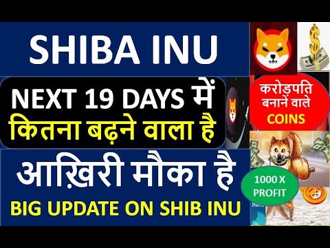 Shiba Inu Coin Big Update : SHIB INU FUTURE PRICE : SHIB INU PRICE PREDICTION