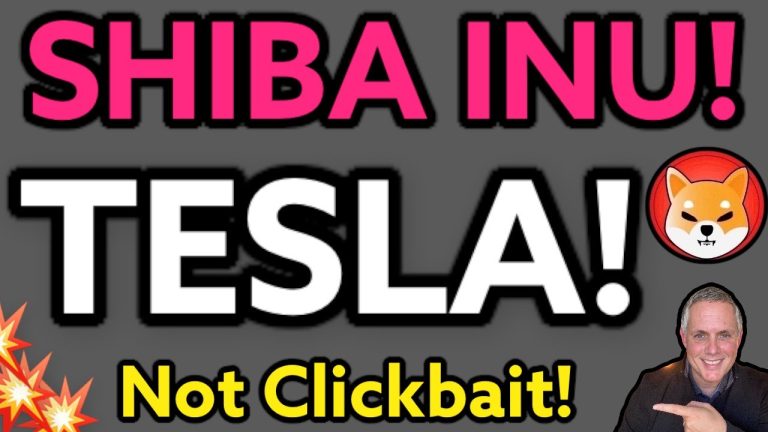 SHIBA INU – TESLA GOING TO START TAKING SHIBA INU COIN AS PAYMENT?! MASSIVE SHIBA INU BREAKING NEWS!