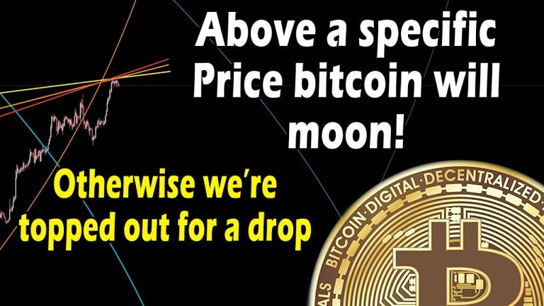 Bitcoin above specific price we moon! otherwise BTC topped out..